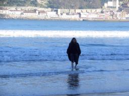 San Sebastian (Donostia) Strandwaten/beach wading/aoe San Sebastian (Donostia) Strandwaten/beach wading/aoe