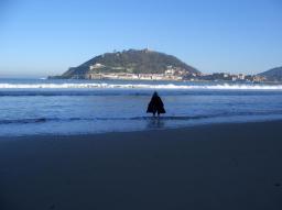 San Sebastian (Donostia) Strandwaten/beach wading/aoe San Sebastian (Donostia) Strandwaten/beach wading/aoe