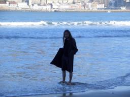 San Sebastian (Donostia) Strandwaten/beach wading/aoe San Sebastian (Donostia) Strandwaten/beach wading/aoe