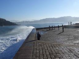 San Sebastian/Donostia Eduardo Chillida sculpture at the seaside San Sebastian/Donostia Eduardo Chillida sculpture at the seaside