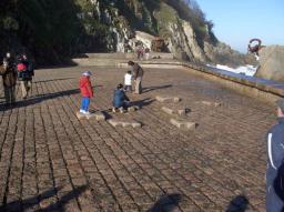 San Sebastian/Donostia Eduardo Chillida sculpture at the seaside San Sebastian/Donostia Eduardo Chillida sculpture at the seaside