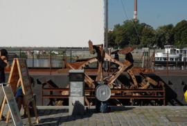 Prague 2013/Steamer (party ship?) off food market Prague 2013/Steamer (party ship?) off food market