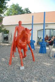Prague 2013/Kampa Island Museum/Michal Gabriel: Red Horse 2008-9 Prague 2013/Kampa Island Museum/Michal Gabriel: Red Horse 2008-9