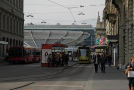 Bahnhof vom Bundeshaus/O-Bus, Tram/Bern/Berne Schweiz/Switzerland Bahnhof vom Bundeshaus/O-Bus, Tram/Bern/Berne Schweiz/Switzerland