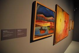 Museu Nacional d'Art de Catalunya:/Modest Cuixart:/El pescallunes (1949)/El circ (1950) Museu Nacional d'Art de Catalunya:/Modest Cuixart:/El pescallunes (1949)/El circ (1950)