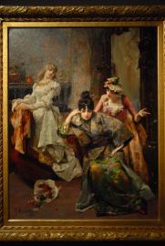 Museu Nacional d'Art de Catalunya:/Francesc Masriera: Després del ball (1886) Museu Nacional d'Art de Catalunya:/Francesc Masriera: Després del ball (1886)