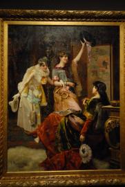 Museu Nacional d'Art de Catalunya:/Francesc Masriera: Abans del ball (1886) Museu Nacional d'Art de Catalunya:/Francesc Masriera: Abans del ball (1886)