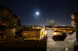 Musei Vaticani: view over Rome at night Musei Vaticani: view over Rome at night