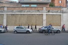 sandstone wall near Colosseoum