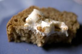 cinnamon topped vegan cream on rye cinnamon topped vegan cream on rye