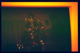 USA Weihnachten 1993/1994/christmas tree reflection in monitor USA Weihnachten 1993/1994/christmas tree reflection in monitor