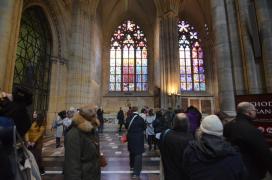 inside St. Vitus Cathedral/Katedrála Sv. Víta 