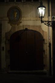 Hussite door with goblet